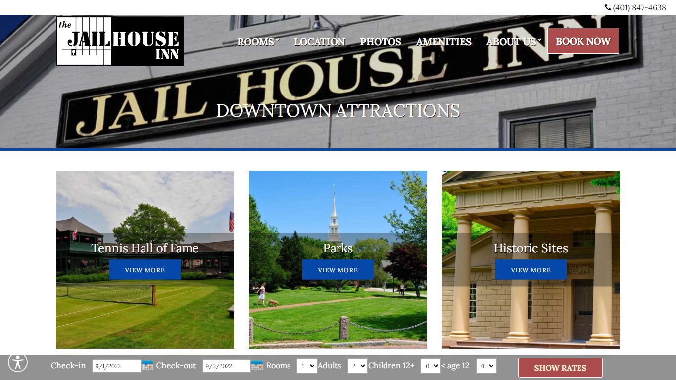 Downtown Attractions - Jailhouse Inn